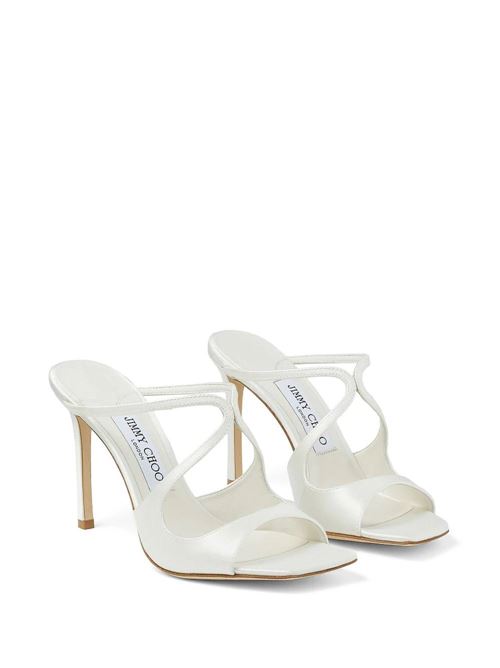 Anise 95mm square woman sandals Jimmy Choo | ANISE95SATIVORY